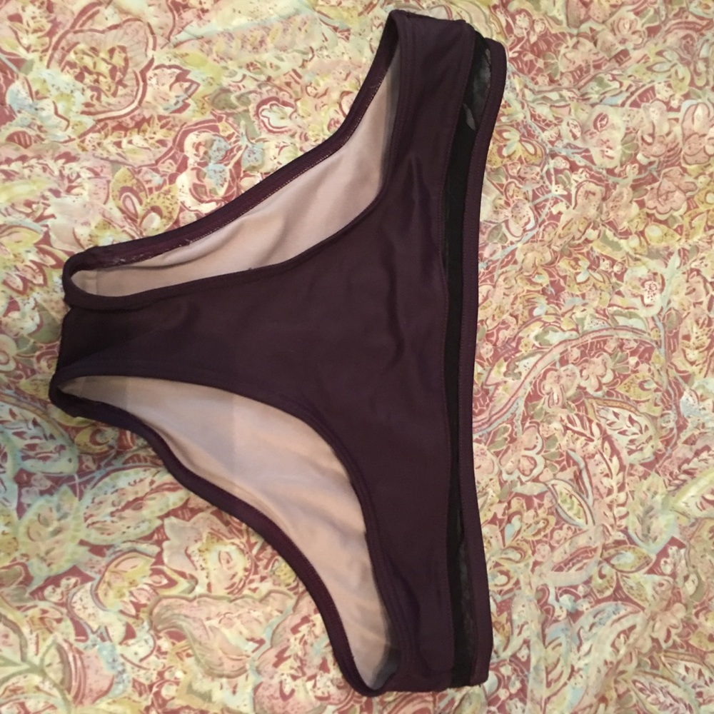 Victoria's Secret Plum Bikini Bottom Size XS